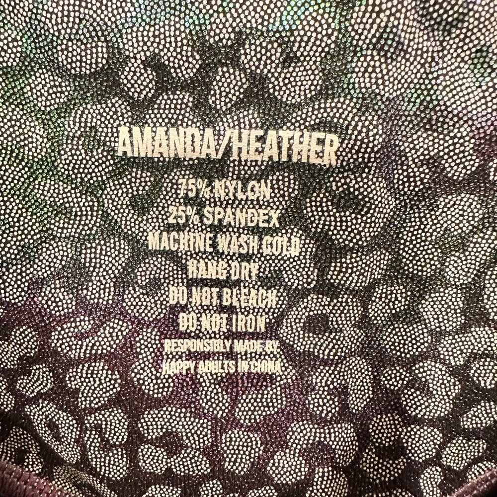 GRRRL high-waisted iridescent rainbow leopard Leggings Amanda/Heather (M/L) - Picture 5 of 10